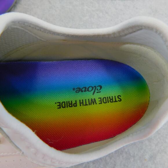 Clove Nurse Shoes Rainbow Nursing Sneakers Womens Size 8.5 Mens7 Fluid Resistant - Picture 10 of 11